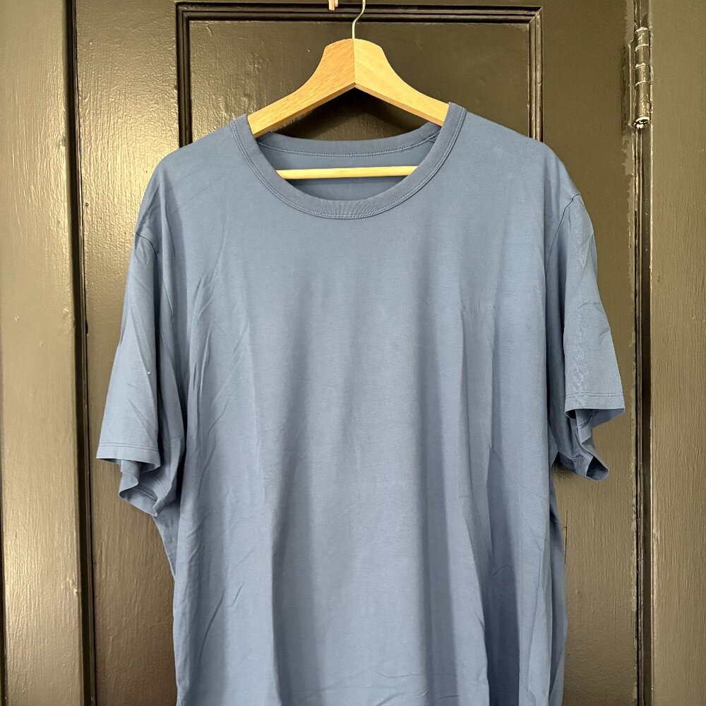 👕🍋 Men's Lululemon The Fundamental T-Shirt Blue XXL